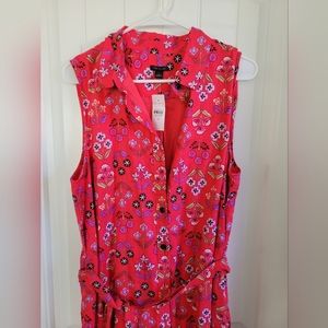 Shirt dress - sleeveless Ann Taylor